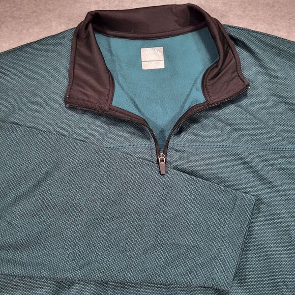 Callaway Other - Callaway Mens XL Green 1/4 Zip Long Sleeve Pullover With Pockets